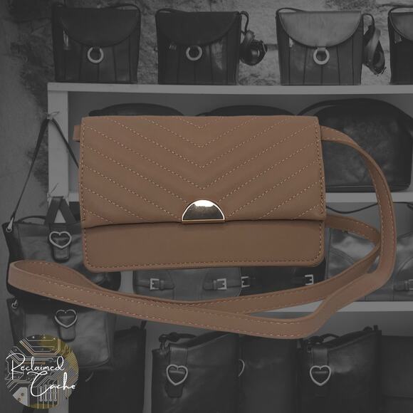a new day Brown Clay Wallet on a String Handbag - Picture 1 of 12